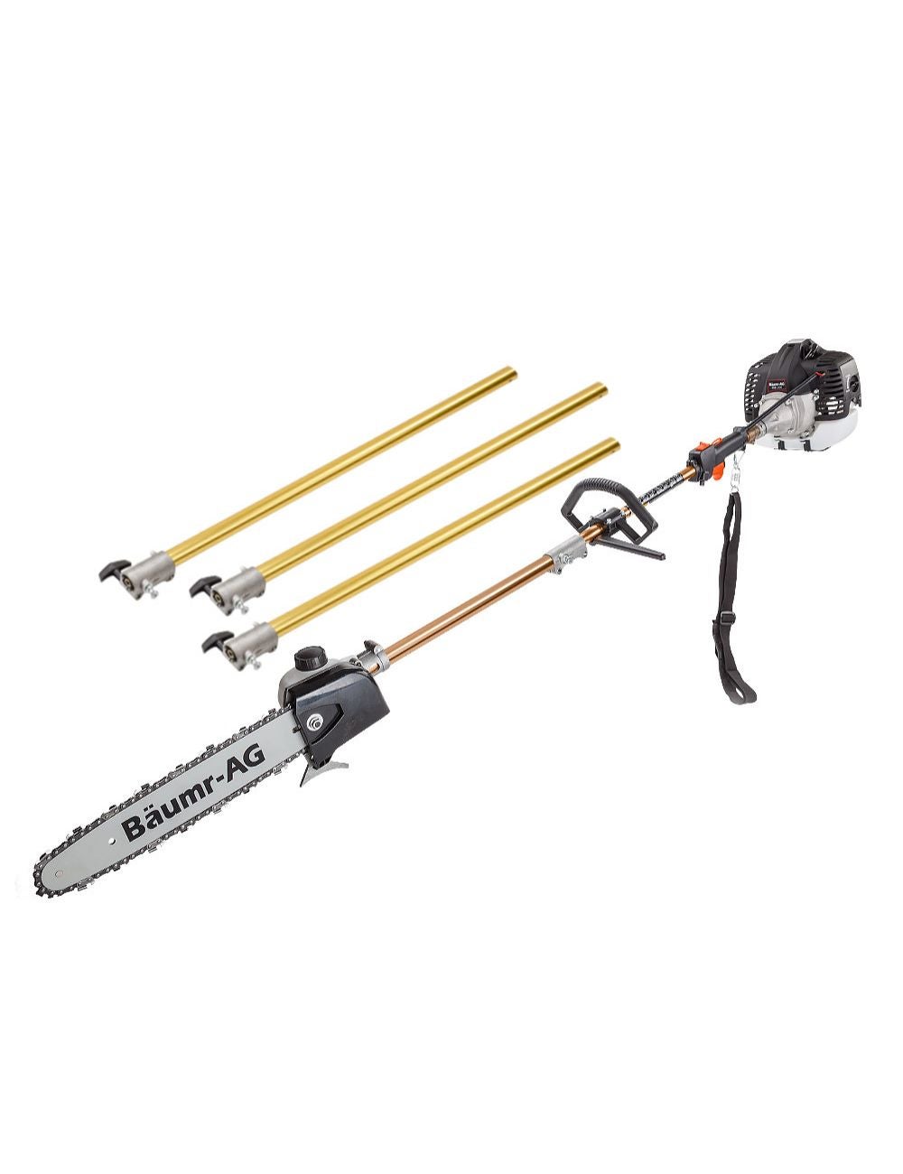 Baumr AG 65CC Pole Chainsaw Saw Petrol Chain Tree Pruner Extendable