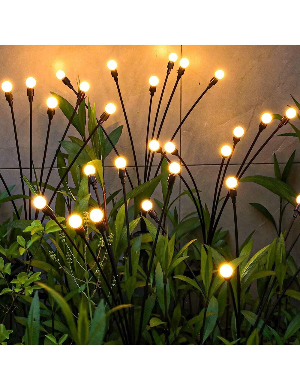 Solar Powered Firefly Lights Outdoor Waterproof Starburst Garden Lights