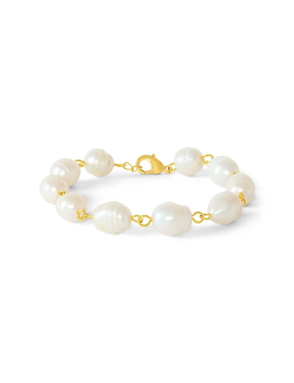 By F&R Lexi Linked Pearl Bracelet, hi-res image number null