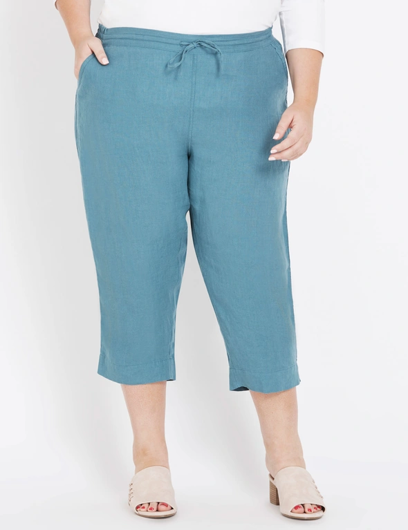 FAULTY Autograph Crop Linen Pant, hi-res image number null