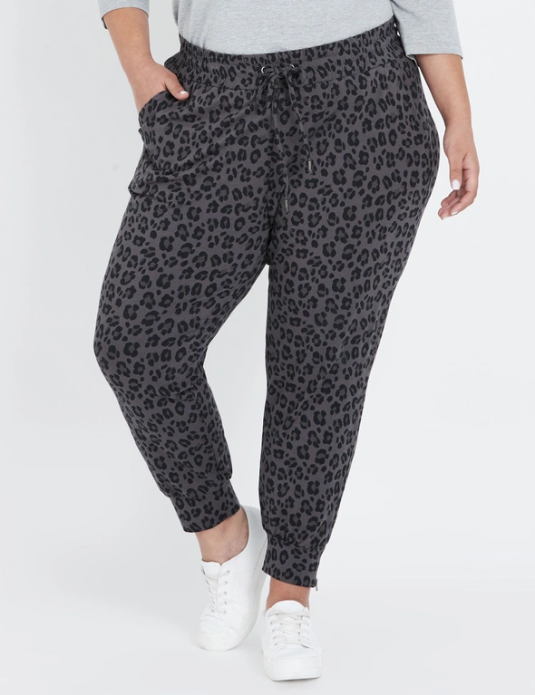 Autograph Ankle Zip Animal Pant, hi-res image number null
