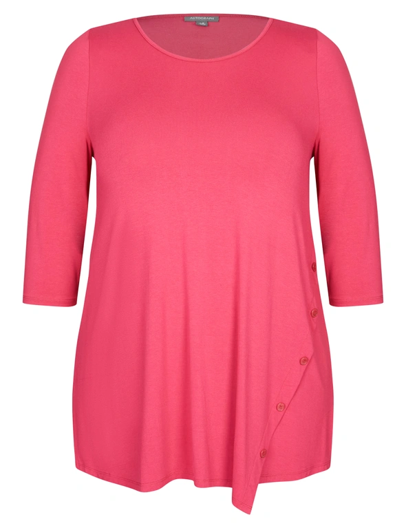 Autograph Asymmetrical Button Feature Tunic, hi-res image number null