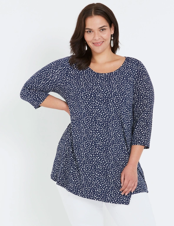 Autograph Asymmetrical Button Feature Tunic, hi-res image number null