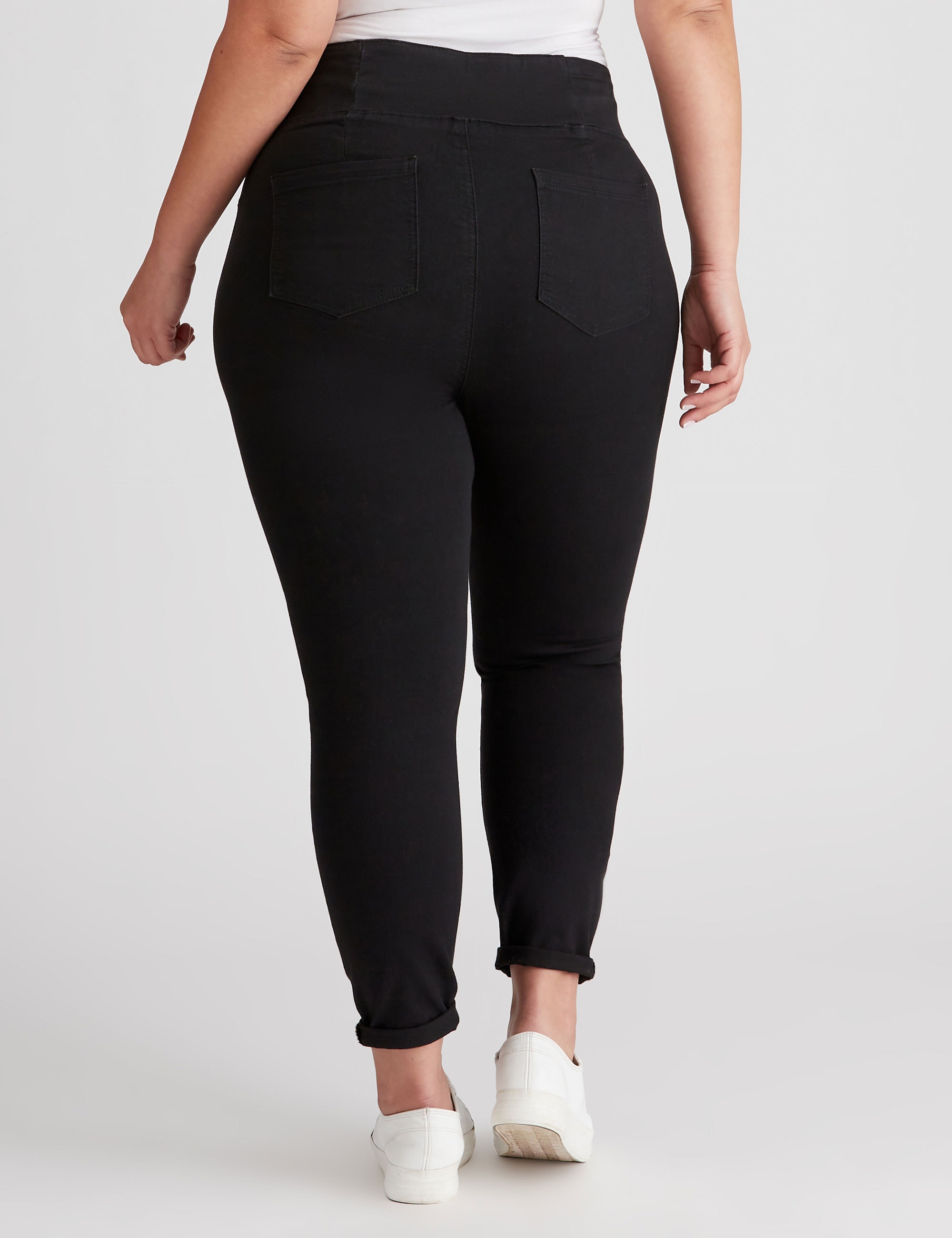 US 20 AUTOGRAPH Plus Size Womens Jeans Black Jeggings