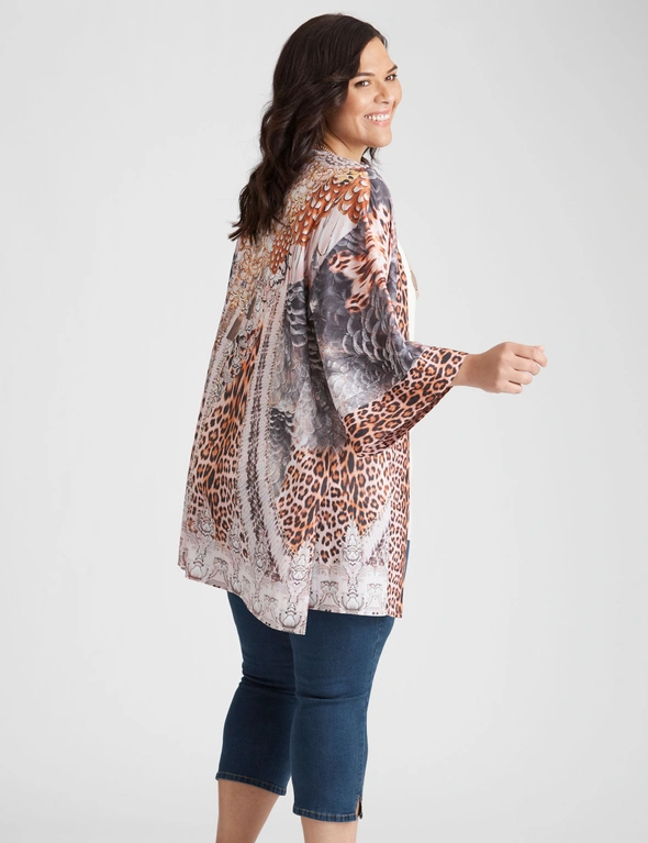 Autograph Woven Global Traveller Kimono, hi-res image number null