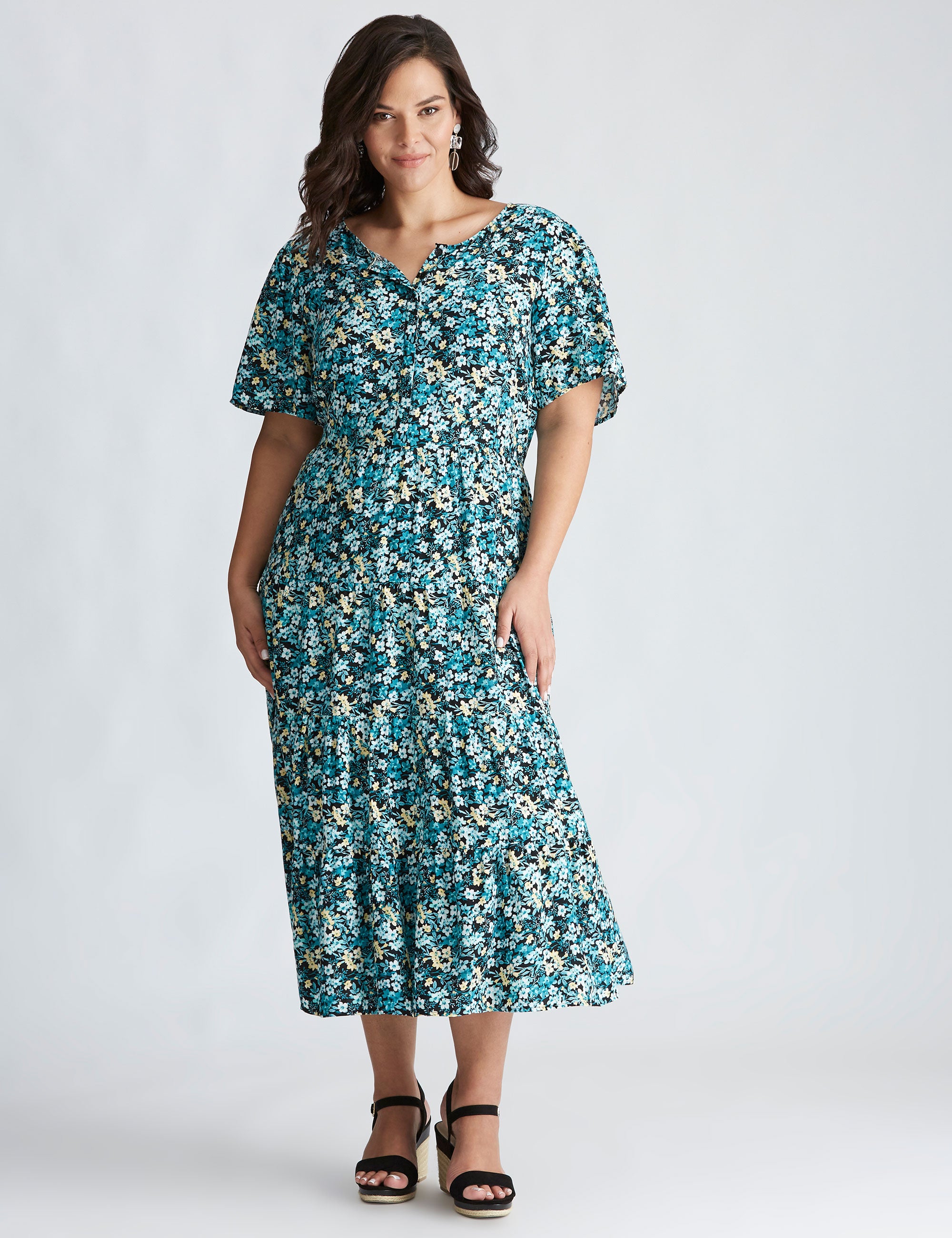 Autograph Woven Tiered Dress | W Lane