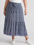 Autograph Woven Belted Skirt, hi-res