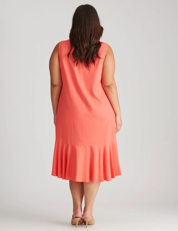 Autograph Woven Sleeveless Frill Hem Dress, hi-res image number null