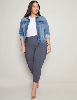 Denim Skinny Jeans For Woman Stretch Fashion Polka Dot Capris