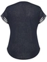 Autograph KnitwearShort Sleeve Lace Trim Top, hi-res