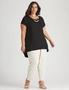 Autograph Extended Sleeve Double Layer Knitwear Top, hi-res