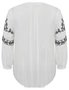 Autograph Woven Embroidered Peasant Top, hi-res