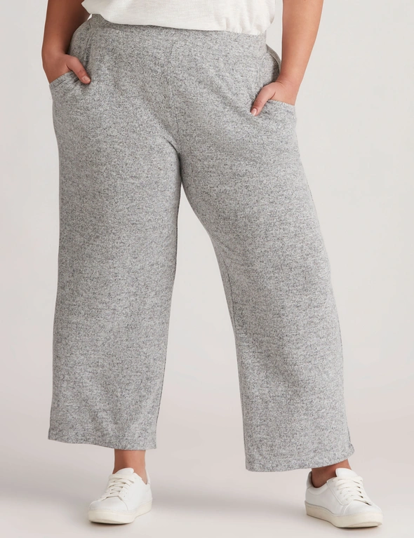 Autograph Cropped Fluffy Knitwear Pants, hi-res image number null