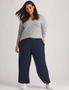 Autograph Cropped Fluffy Knitwear Pants, hi-res
