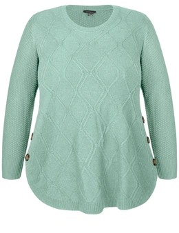 Autograph Knitwear Long Sleeve Cable Jumper