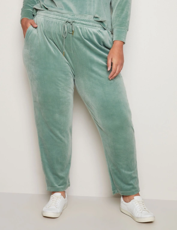 Autograph Knitwear Full Length Velour Leisure Pants, hi-res image number null