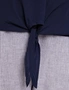 Autograph Woven Tie Front Knitwear Back Top, hi-res