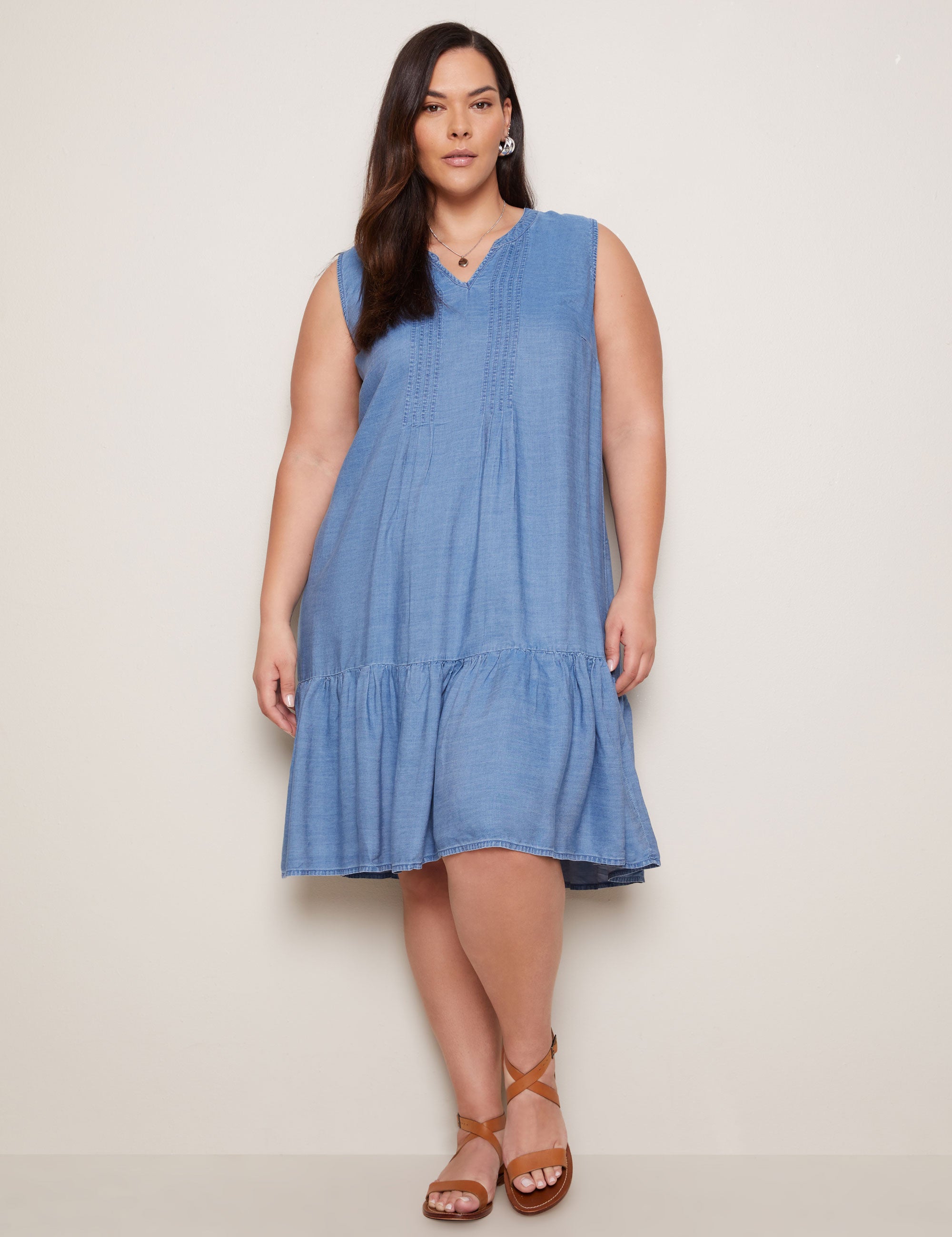 Autograph Woven Pintuck Dress | W Lane