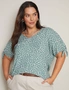 Autograph Knitwear Extended Sleeve Tie Top, hi-res