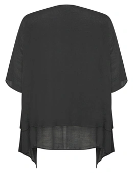 Autograph Woven Double Layer Cover Up