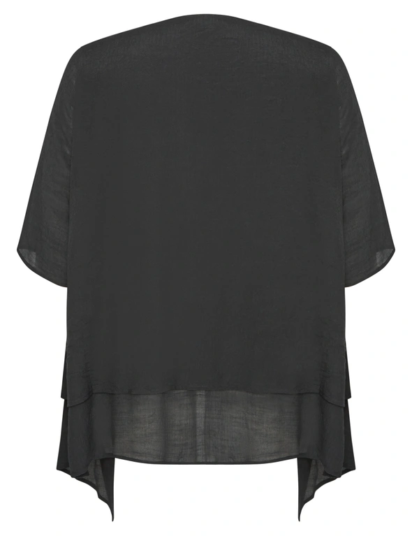 Autograph Woven Double Layer Cover Up, hi-res image number null