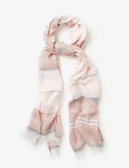 Autograph Pink Check Scarf