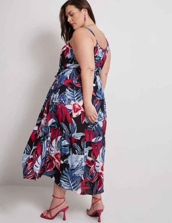 Autograph Strappy Belted Tiered Maxi Dress, hi-res image number null