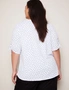 Autograph Elbow Rusched Sleeve Texture Top, hi-res