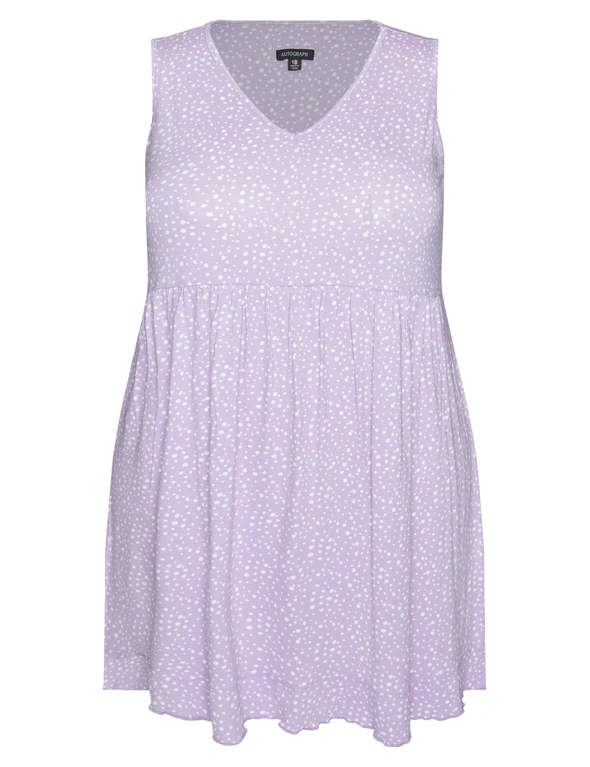 Autograph Sleeveless Tiered Knitwear Nightie, hi-res image number null