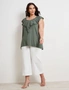 Autograph Extended Sleeve Ruffle V Knitwear Top, hi-res