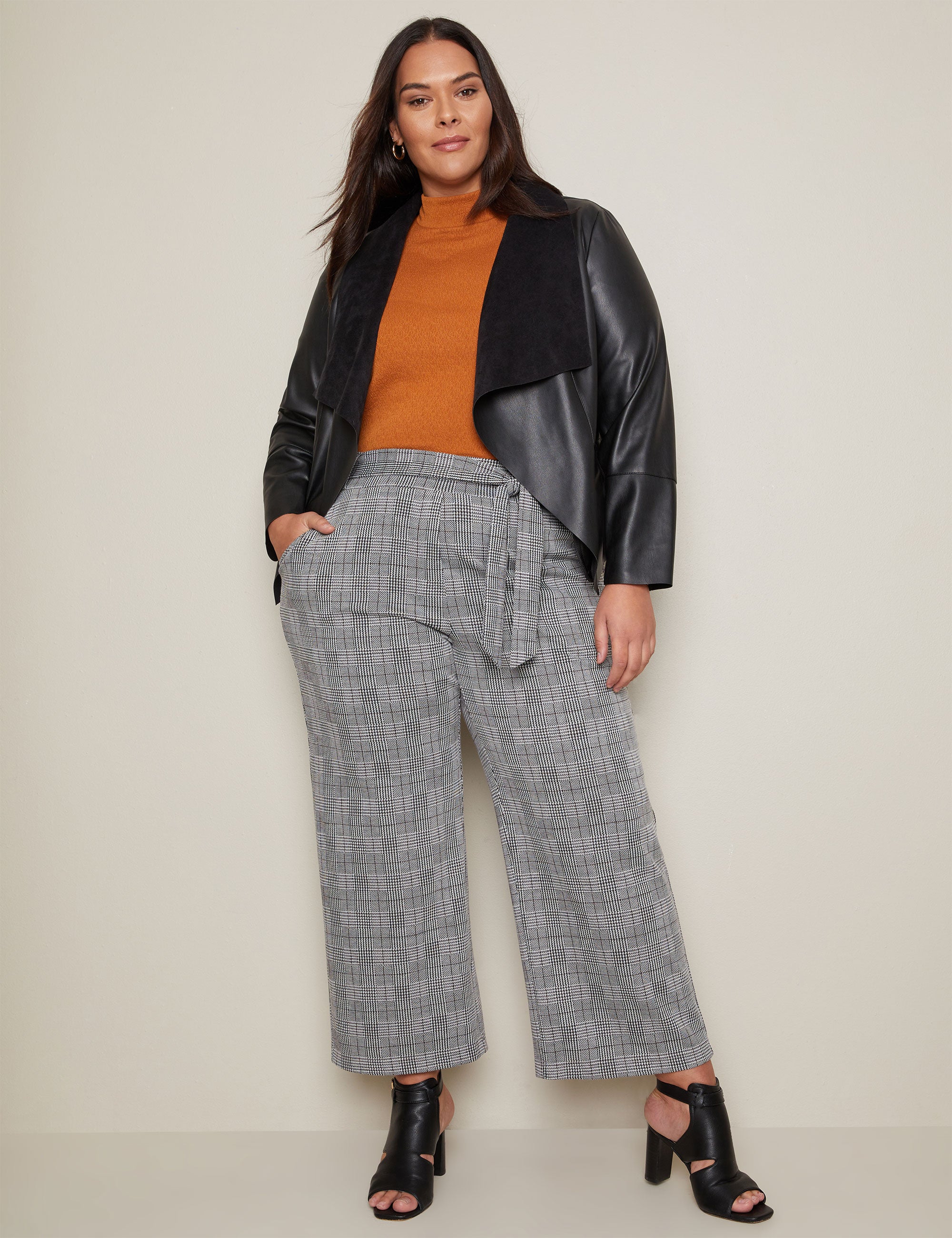 Autograph hot sale leather trousers