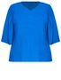 Autograph Long Sleeve Textured Smocked Waist Knit Top, hi-res