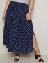 Autograph Midi Tiered Skirt with Side Splits, hi-res