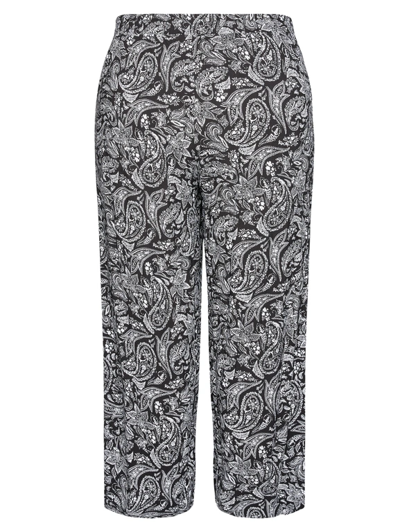 Autograph Full Length Wide Leg Printed Pant, hi-res image number null