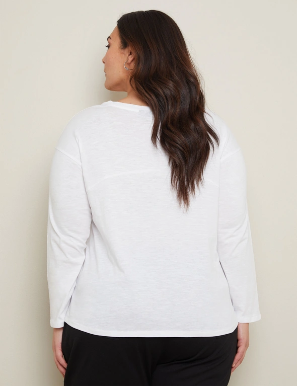 Autograph Long Sleeve Amore Stud Tee, hi-res image number null