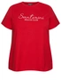 Autograph Short Sleeve Embroidered Slogan Tee, hi-res