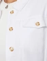 Long Sleeve Linen Blend Denim Style Jacket, hi-res