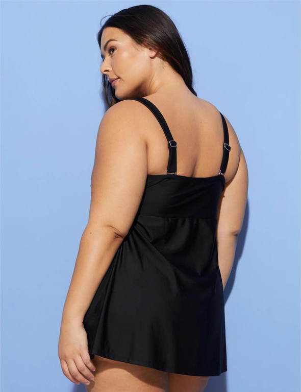 Autograph Rouched Front Swim Dress, hi-res image number null