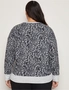 Autograph Long Sleeve Hoodie Knit Top, hi-res