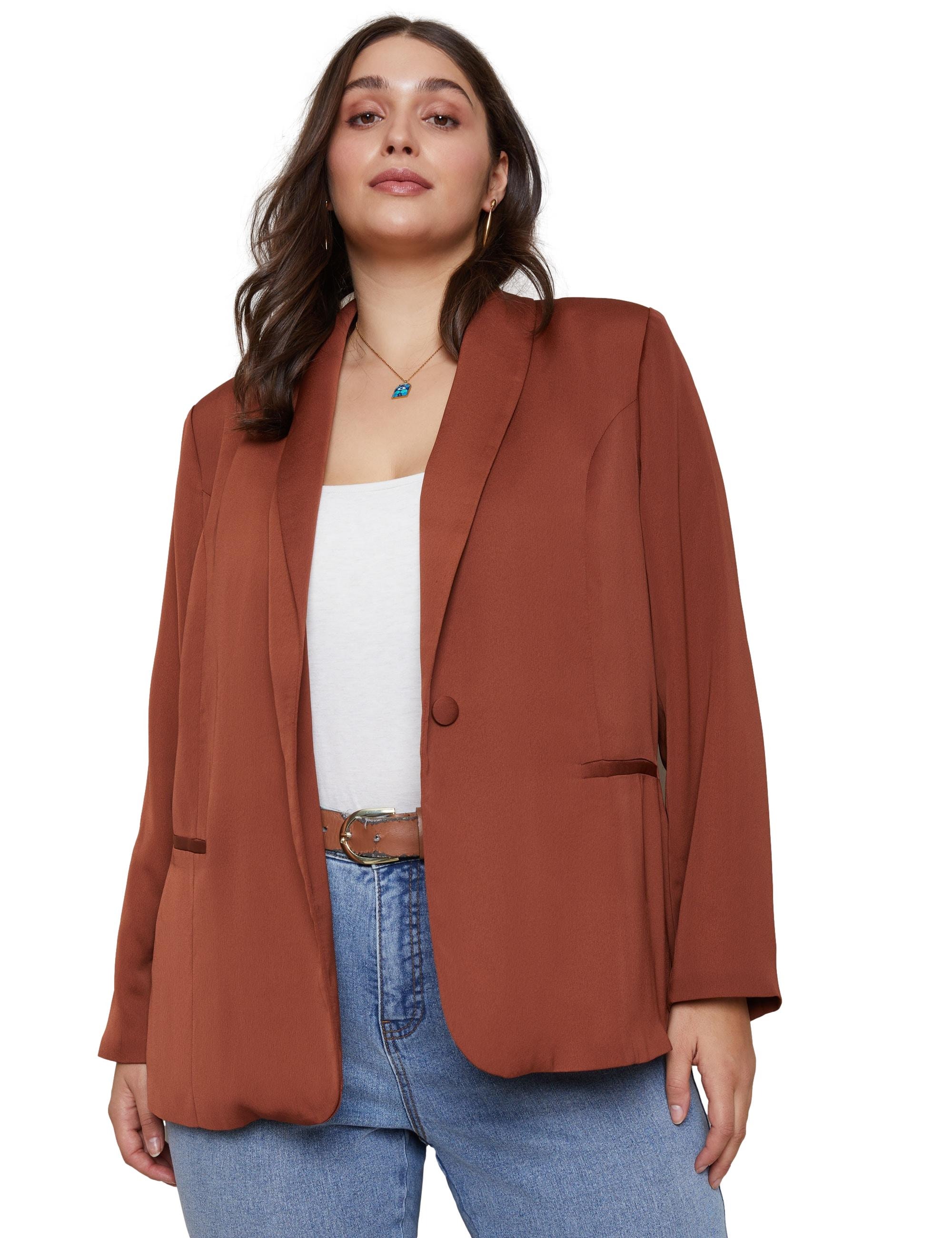 Women's blazer sale longer length