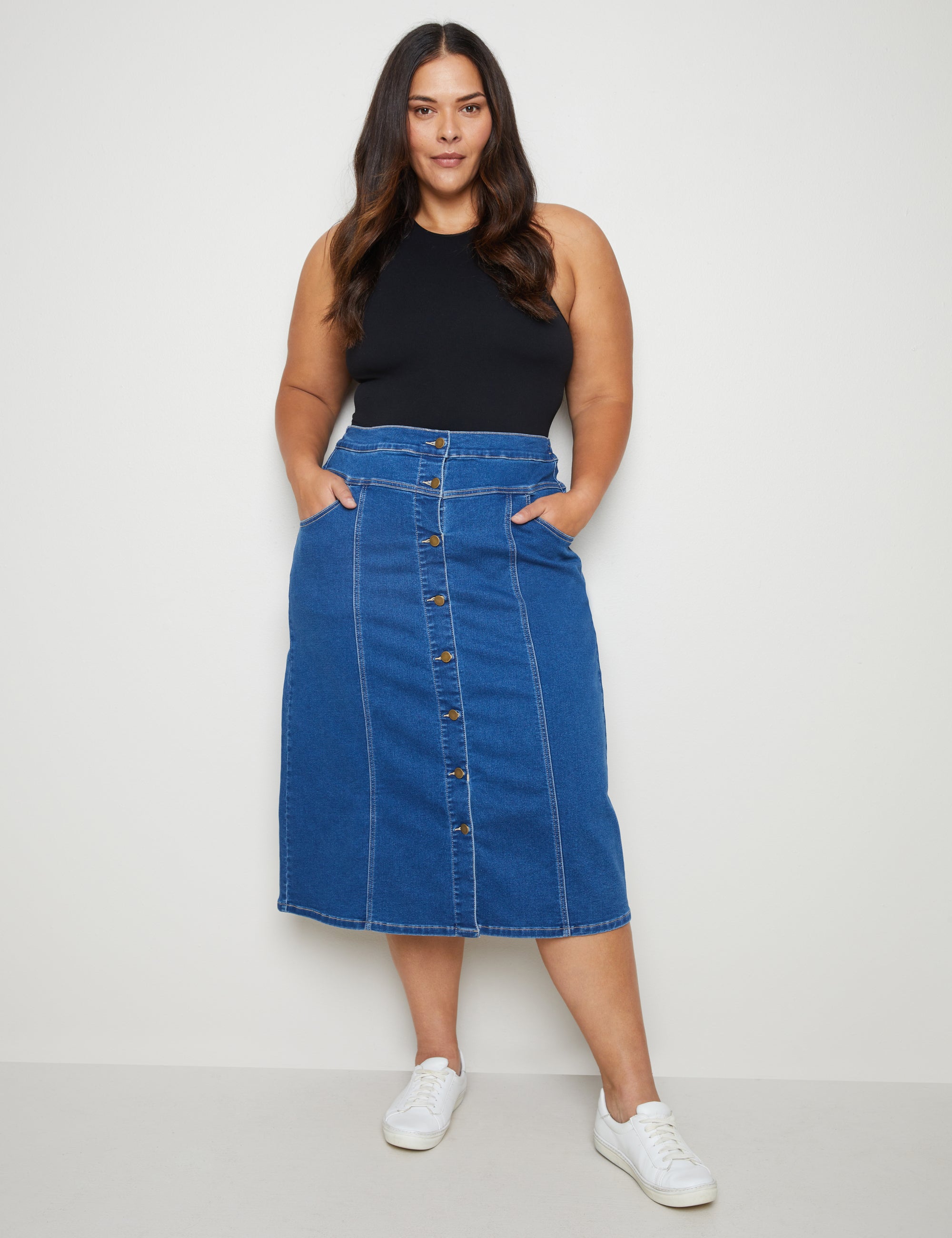 autograph-button-front-a-line-denim-midi-skirt-ezibuy-australia