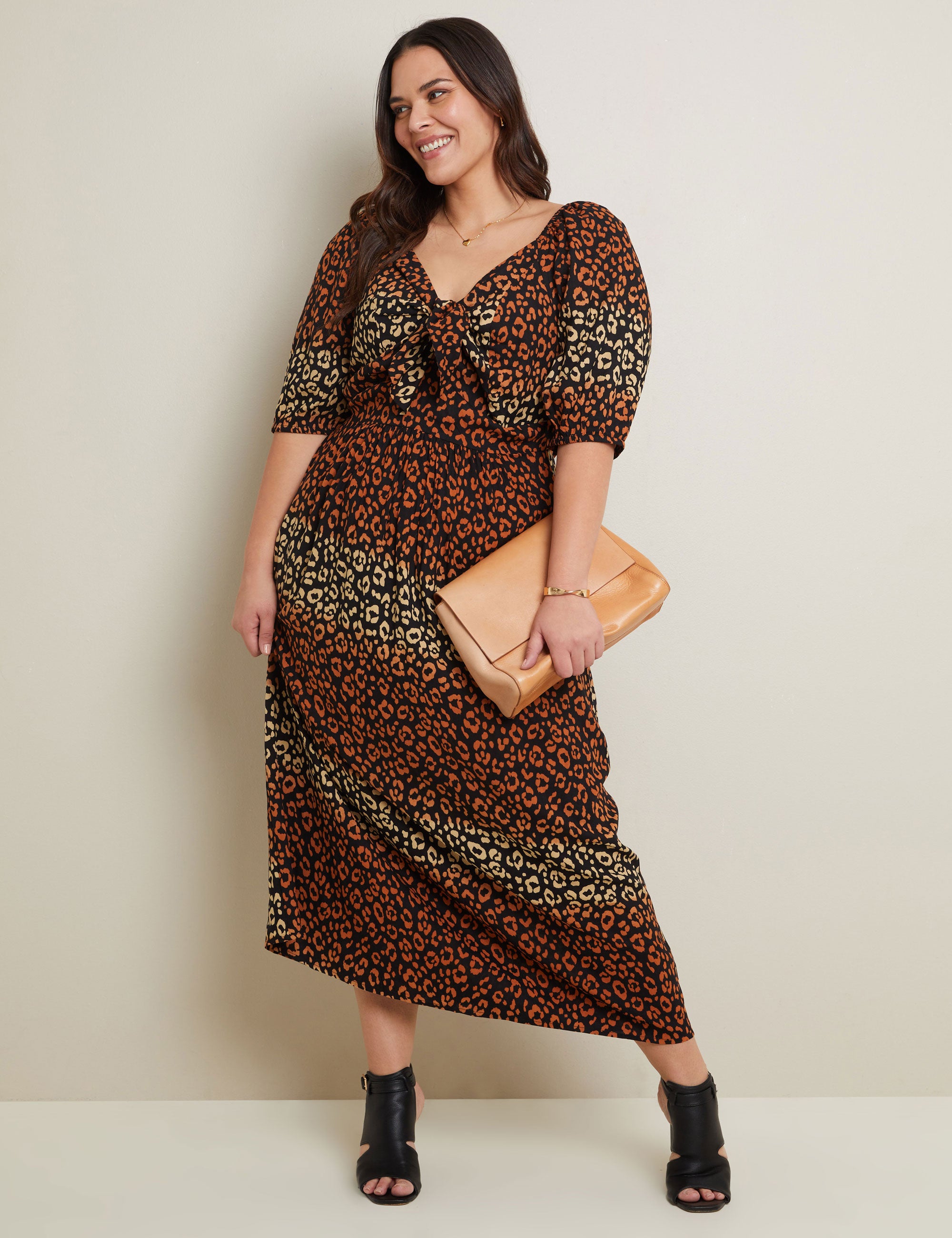 Autograph Knot Front Maxi Dress | EziBuy Australia