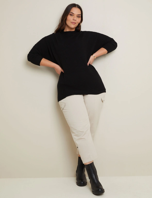 Autograph Long Sleeve Ribbed Jumper, hi-res image number null