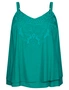 Autograph Strappy Embroidered Cami Woven Top, hi-res