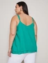 Autograph Strappy Embroidered Cami Woven Top, hi-res