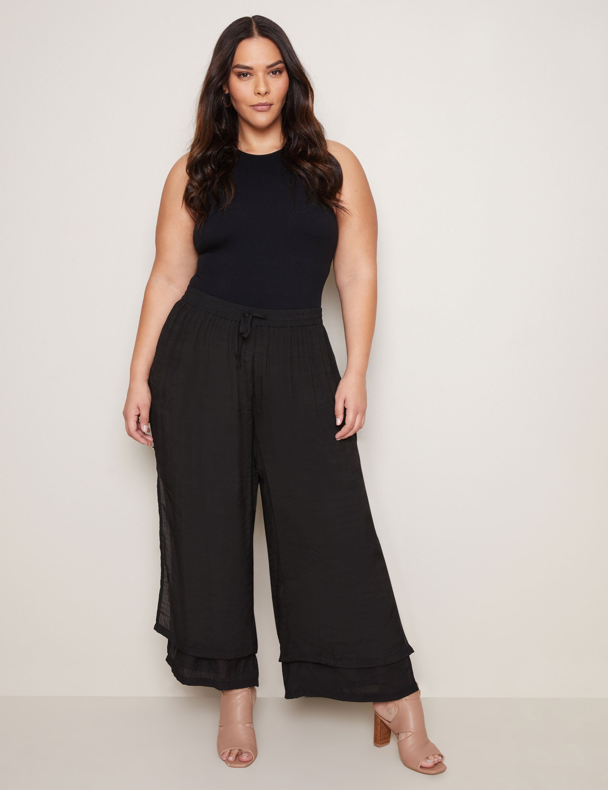 Autograph Ankle Length Diamante Button Pant | Rockmans