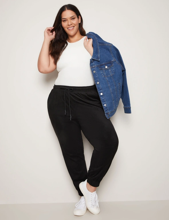 Autograph Full Length Suedette Jogger, hi-res image number null