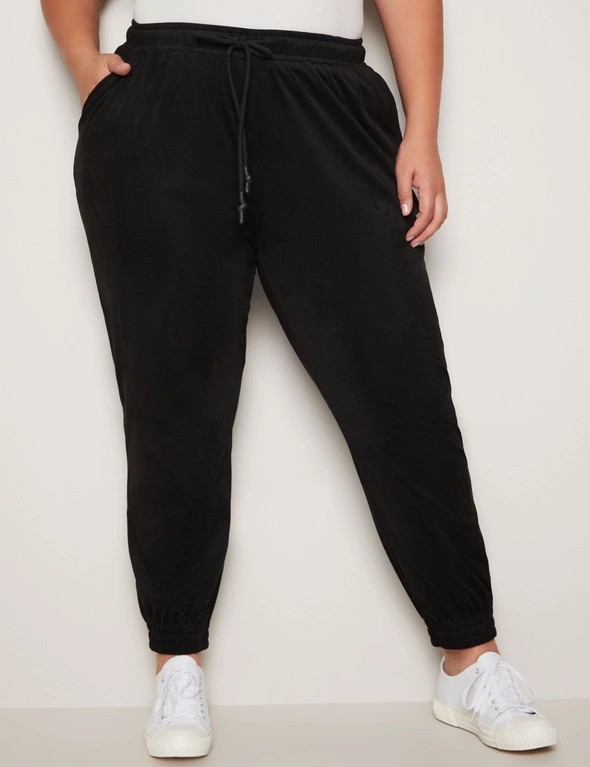Autograph Full Length Suedette Jogger, hi-res image number null