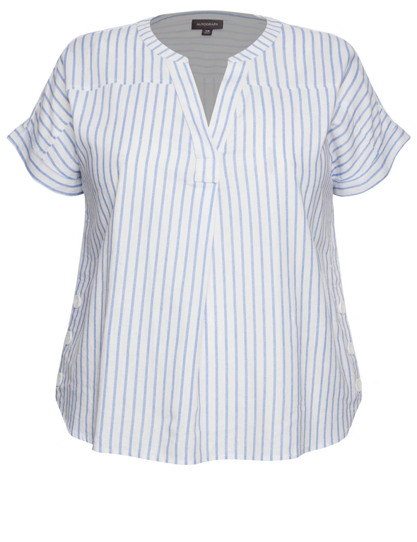 Autograph Extended Sleeve Linen Shirt, hi-res image number null