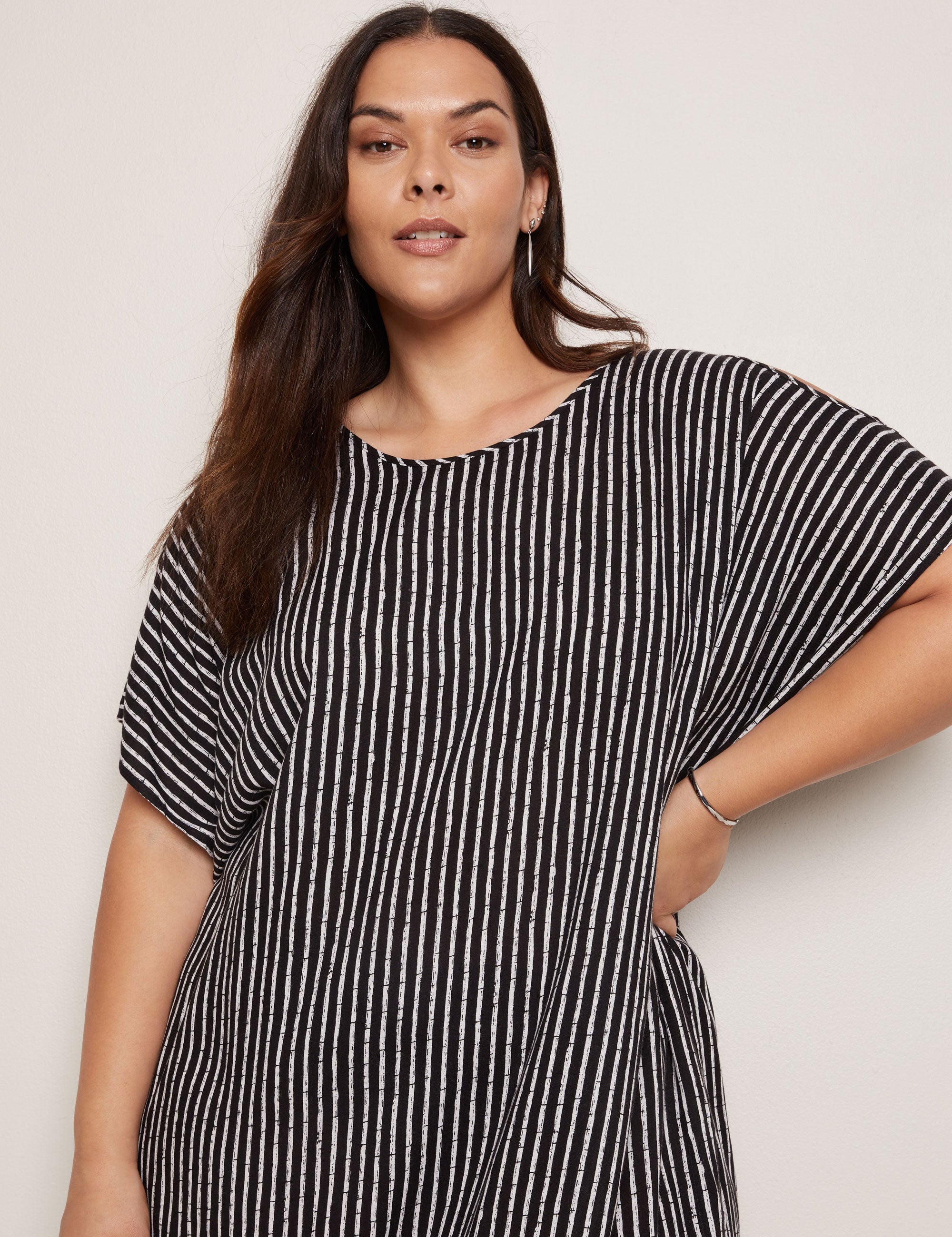 Autograph Cold Shoulder Midi Kaftan Dress | EziBuy Australia